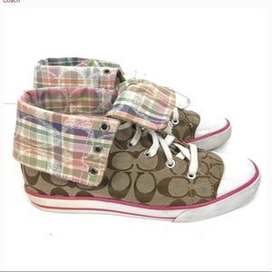 Vintage Coach Bonney High Top Sneakers